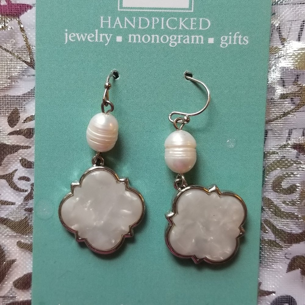 Pearl earrings